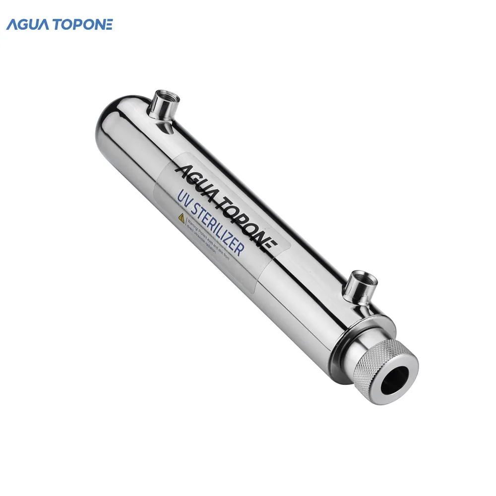 AGUA TOPONE Ultraviolet Light Water Purifier Whole House Purification UV Water Sterilizer 12W 1GPM