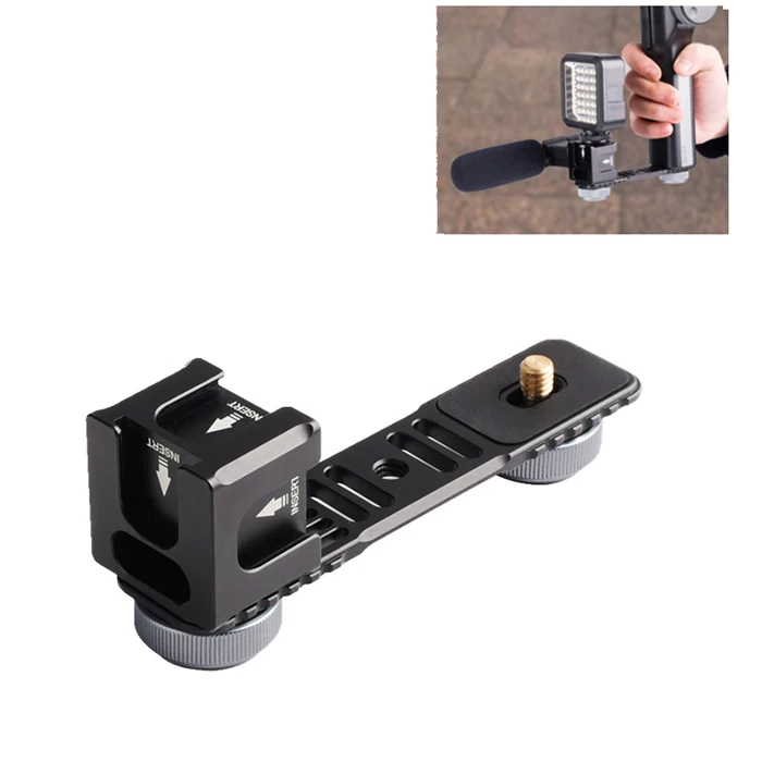 New Product Multi- interface Hot Shoe Dock Camera Flash Speedlite Bracket LED Flash Stand