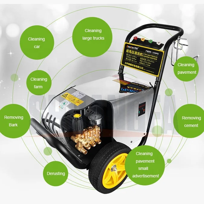 Hot Sale Water Jet High Pressure Car Washer, 90-600 Bar High Pressure Car Washer For Commercial And Household