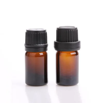 5 ml 10ml 15 ml 20 ml 30ml 50ml 100ml Euro Dropper Amber Essential Oil Glass Bottle with Tamper Evident Cap and Orifice Reducer