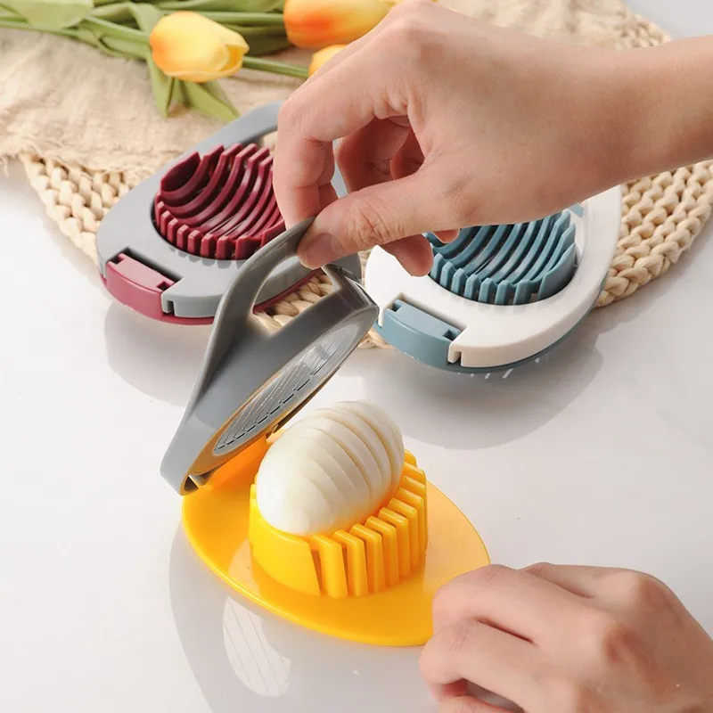 Amazon Hot Sale New Trending Products Eco-friendly Bpa-free Creative Kitchen Gadgets Household Manual Egg Cutter