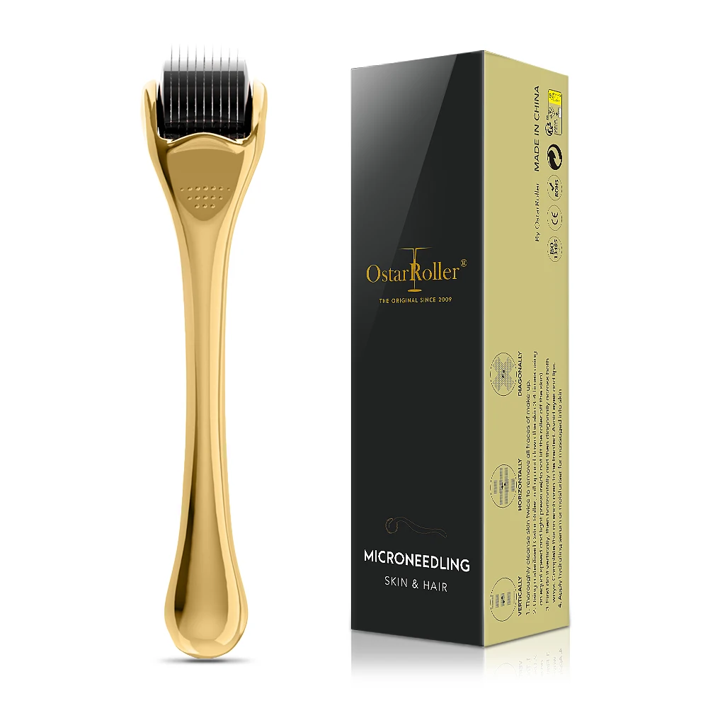Hair Growth Derma Roller High Quality 540 Needles Dermaroller Derma Roller Micro Needle Therapy For Face And Body