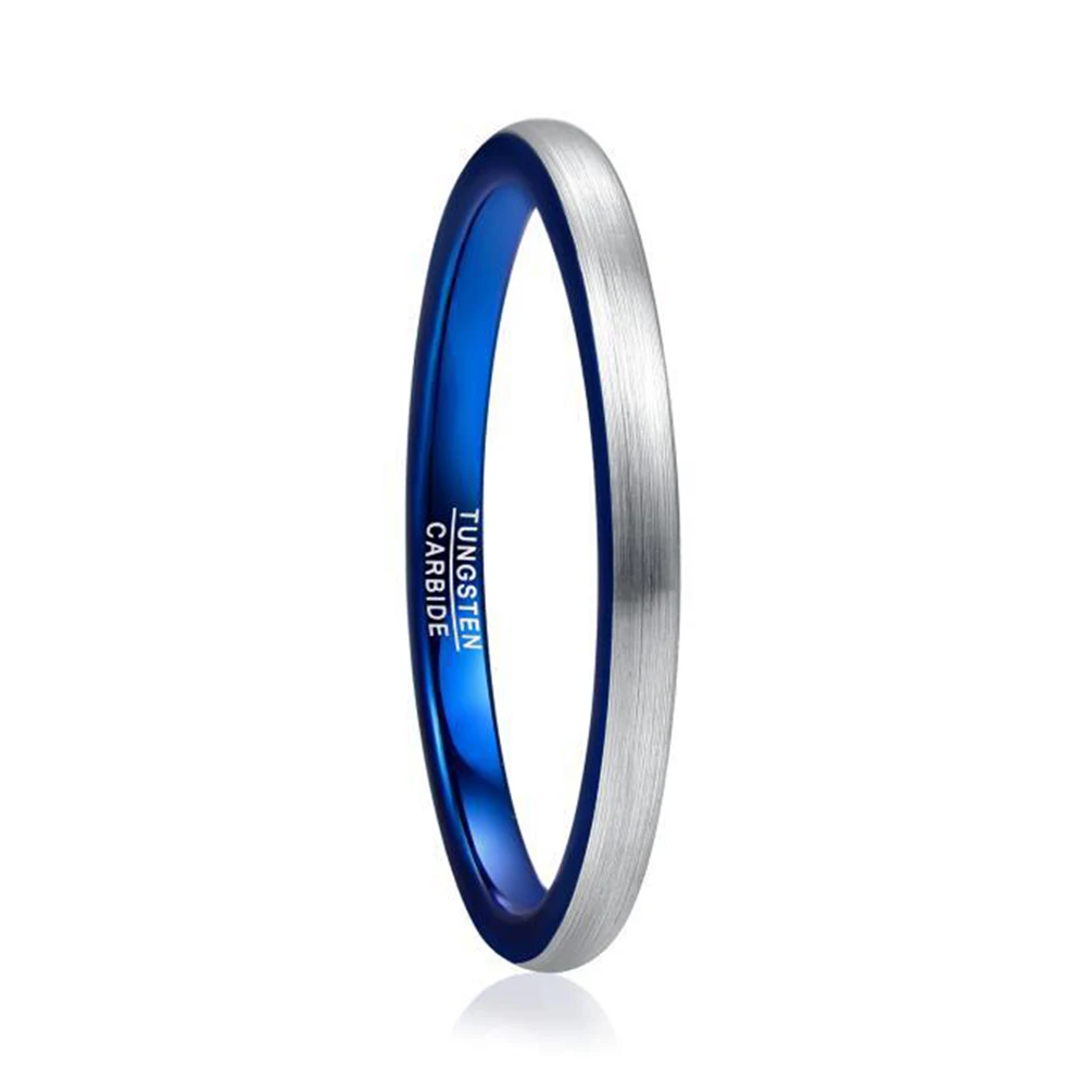 Alin Jewelry 6mm Shiny Gold Plated Tungsten Ring Hot Selling Koa Wood And Opal Inlay Tungsten Wedding Rings