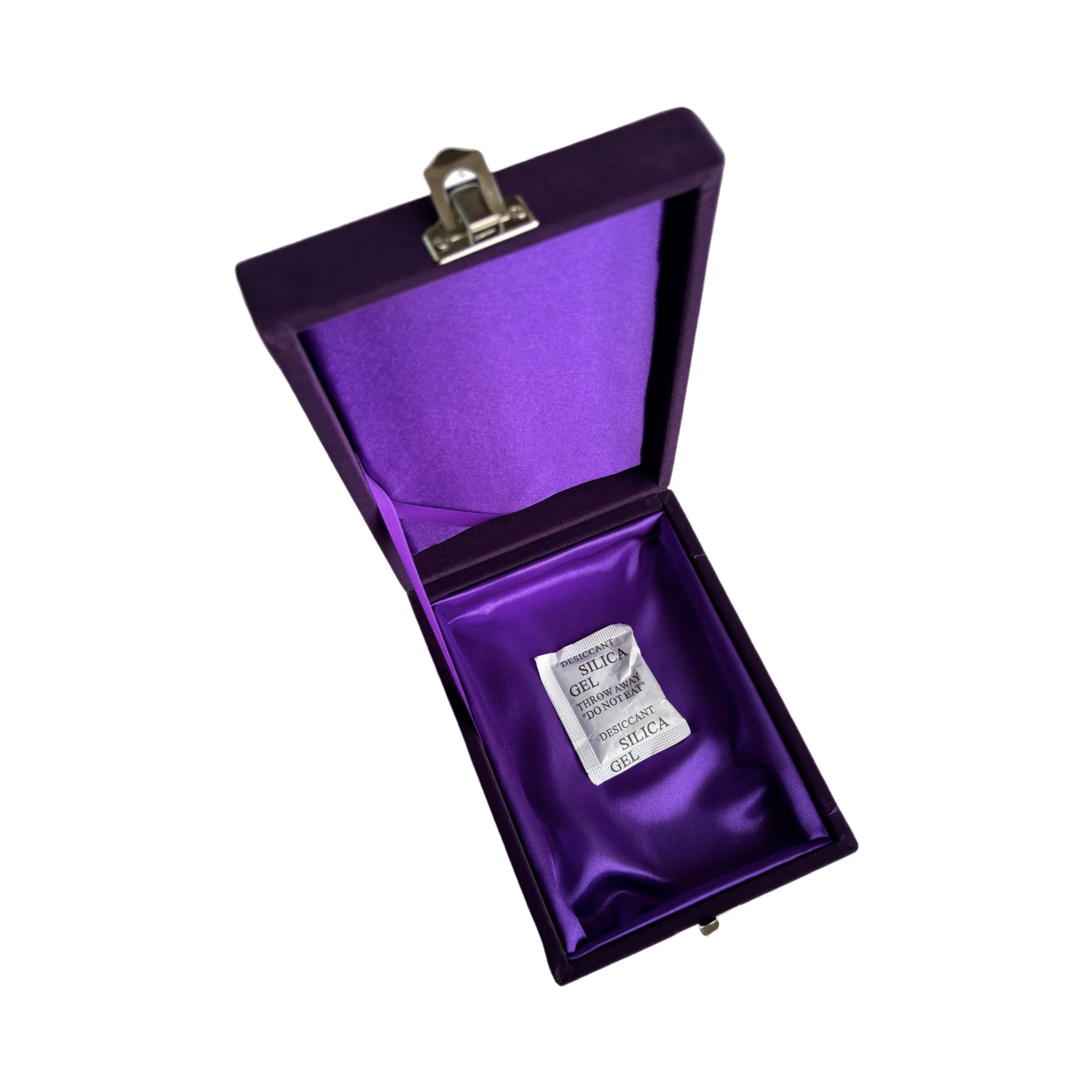Custom Luxury Jewelry Gift Perfume Bottle Packaging Velvet Satin Silk Wooden Box With Lock