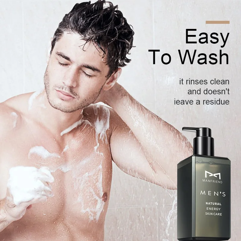 Собственная торговая марка, оптовая продажа, роскошный органический гель для душа для мужчин, натуральный отбеливающий гель для тела для мужчин