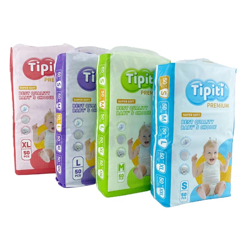 High Quality Wholesale Cheap Price Breathable Stocklots Disposable Baby Diaper Nappies