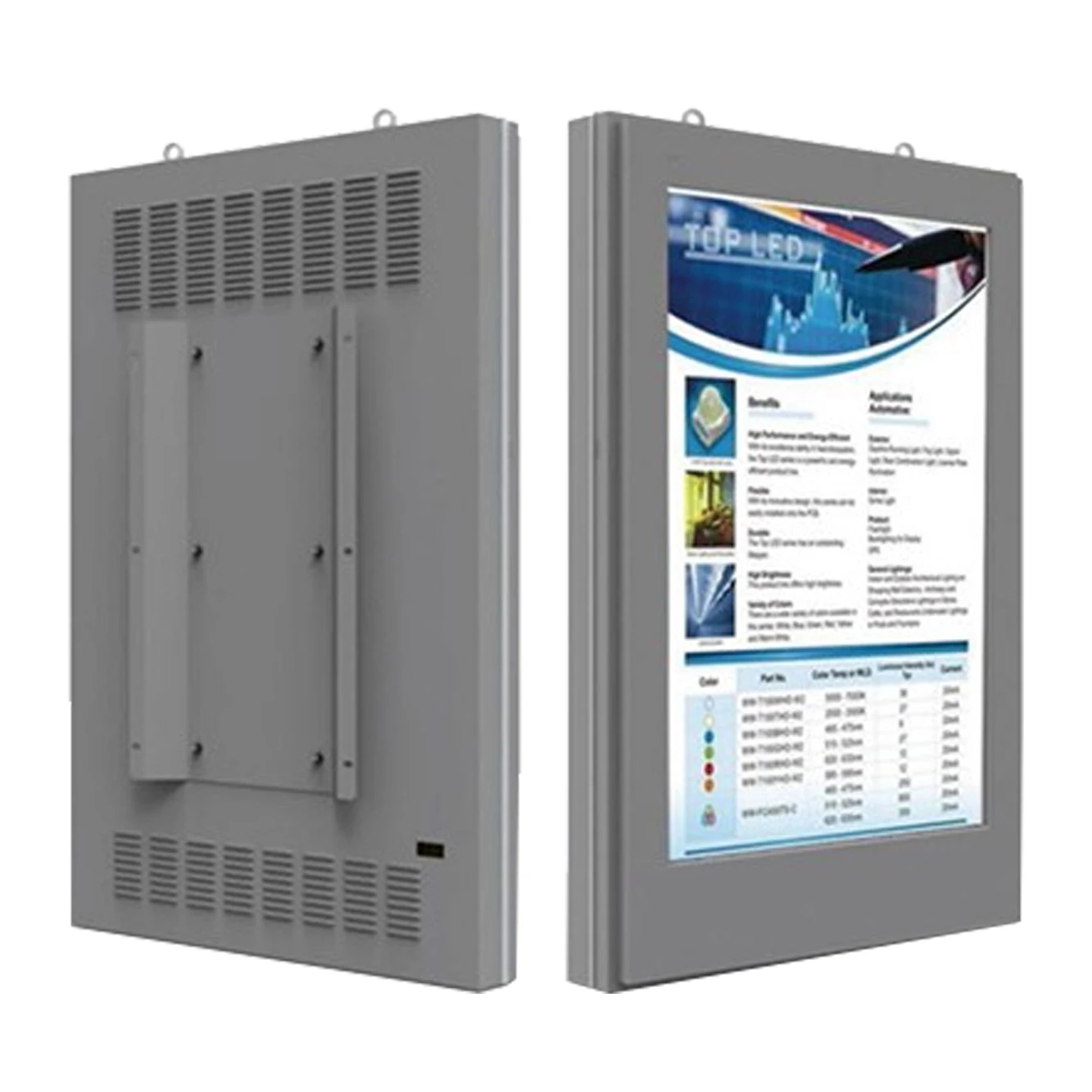 Custom Waterproof HD 4K Big LCD Screen Wall Mounted Advertisement Display for Shopping Mall
