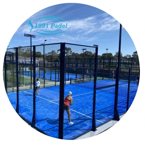 2024 Hot Selling Panoramic Padel Court Canchas De Padel Outdoor Paddle Tennis Court for Sale Buy padel court