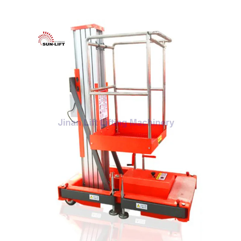 Personal lifts one man lifts electric aluminum lifter indoor skylift for sale