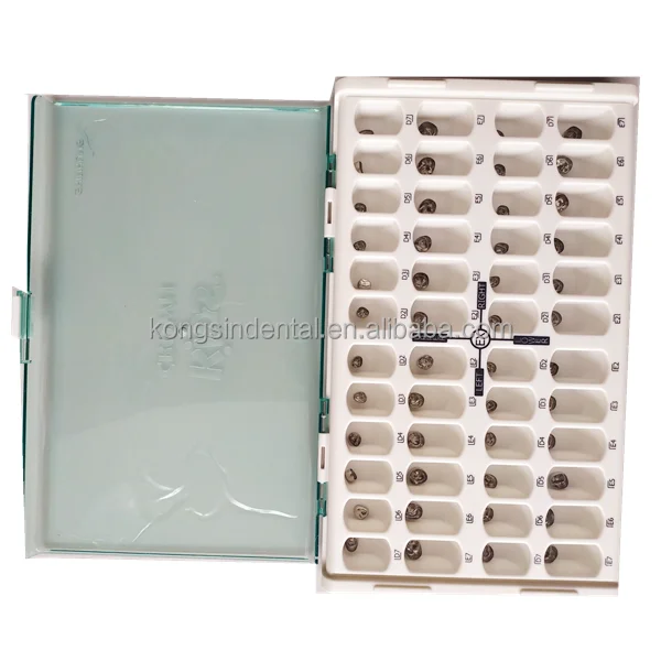 Dental Stainless steel Kids Primary Molar Crown