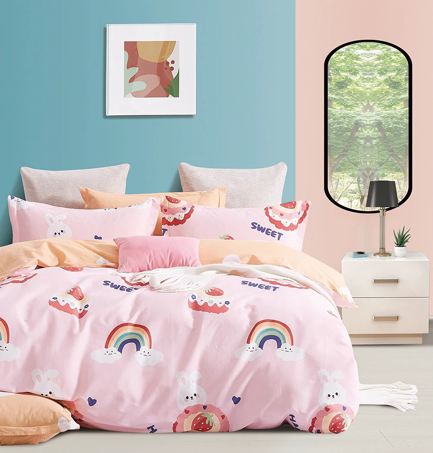 2024, Летняя распродажа, быстрая доставка, Комплект постельного белья из органического хлопка, полный размер, 5 штук, охлаждение и дышащая кровать, супер охлаждение