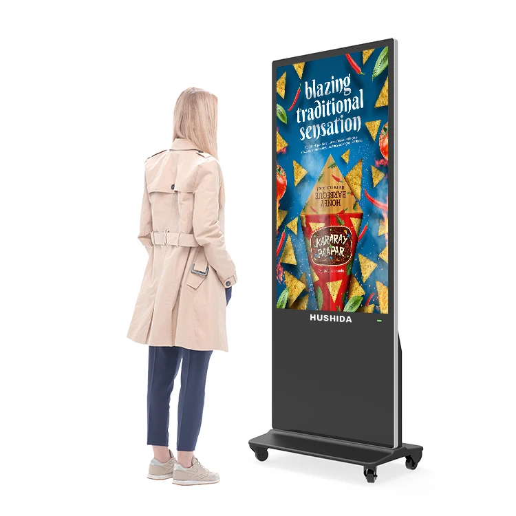 43 Inch HD 4K Display Android 10 Points IR Touch Interactive Digital Marketing Advertising Display Screen