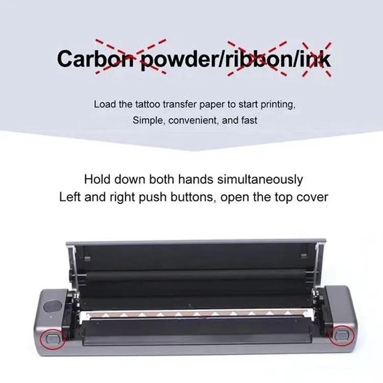 Wireless Tattoo Stencil Printer Thermal Copier Tattoo Transfer Machine