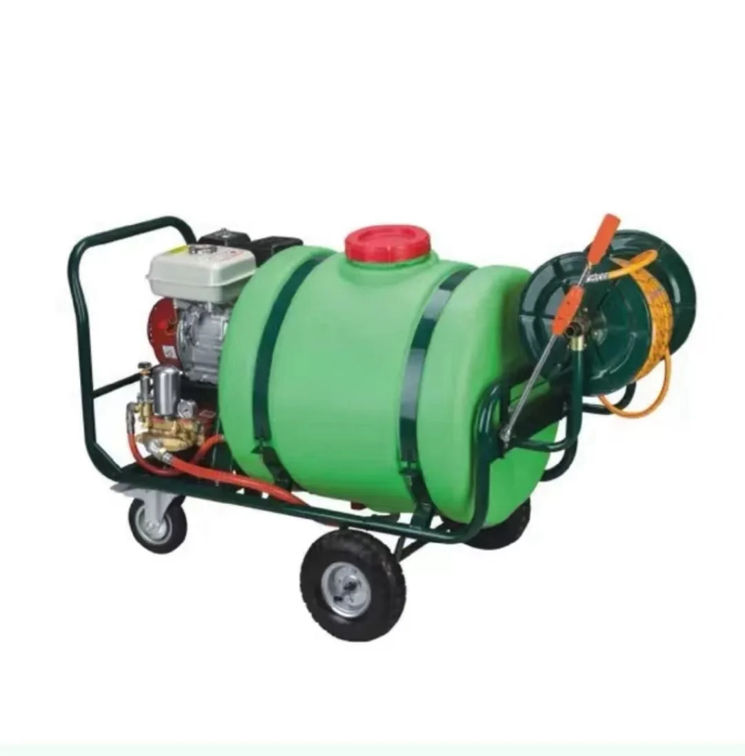 High power gasoline pesticide sprayer 100L hand push charging garden pesticide sprayer disinfection and epidemic prevention