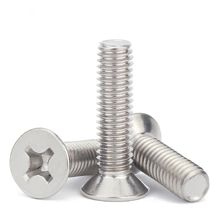 Din965 Stainless Steel Flat Csk Head Machine Screw M3 M4 M5 M6 M8