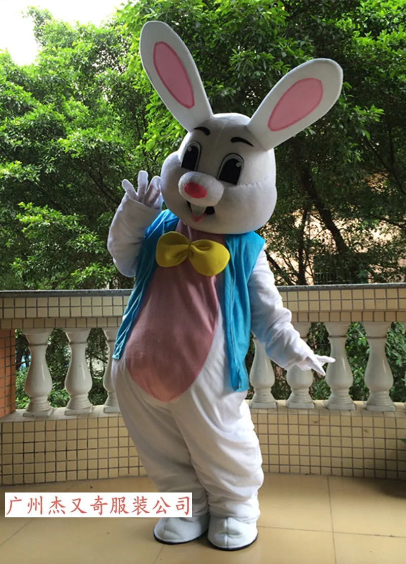 Cartoon Cosplay Easter Party Bunny Animal Mascots Customized Adult Rabbit Bunny Mascot Costumes