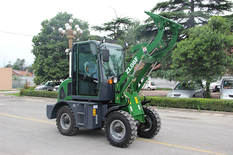 0.8ton Construction Machinery ZL08F Mini Front Wheel Loader