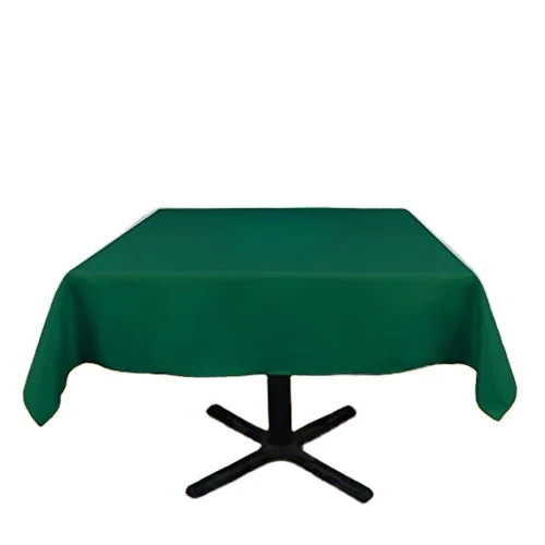 Square Rectangle Polyester Tablecloth Solid Color Dining Cafe Tea Table Cloth Wedding Party Decor Table Linens
