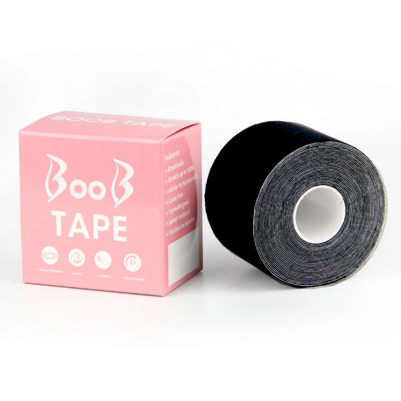 
Amazon Sweatproof Push Up Adhesive Tape Medical Grade Waterproof Custom Boob Lift Tape 