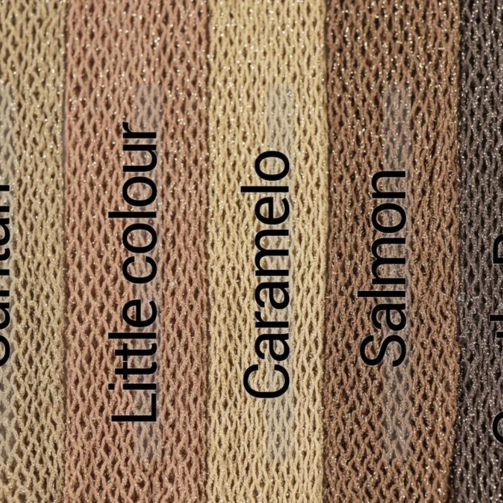 Carnival glitter fishnet stockings and tights for gentle brown color