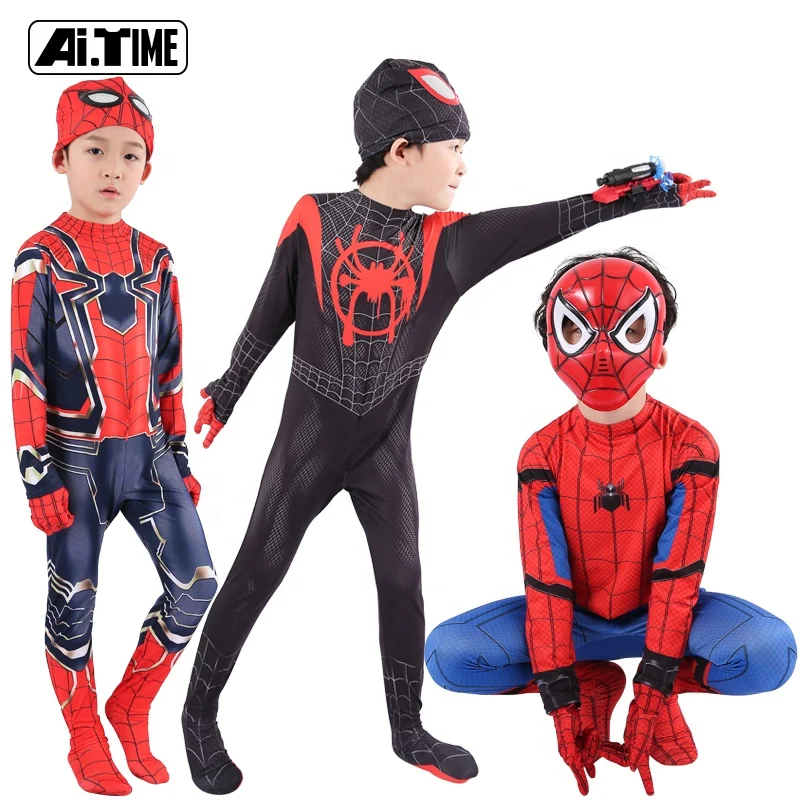
Wholesale Children Performance Clothing Halloween Carnival Party Cosplay Costumes Long Sleeves Jumpsuits Kids Tights 