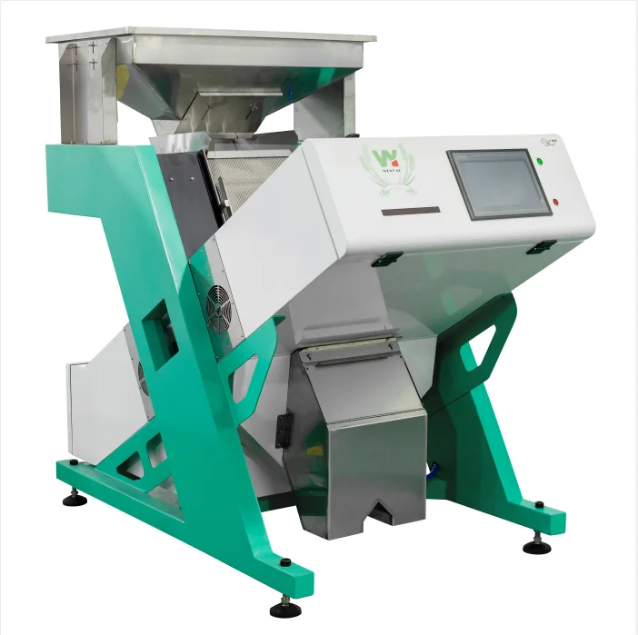 Sea Fish Colour Sortering Machine   Chute Type Color Sorter Machine for Shrimp Edible Grade