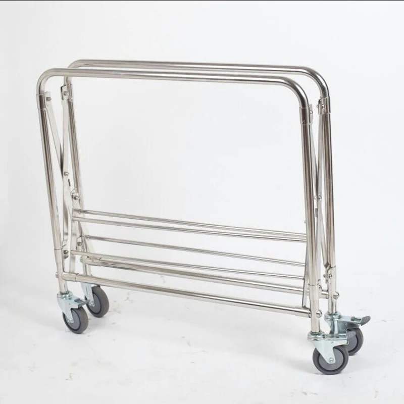 Cheap Hospital Hotel Room Metal Housekeeping Cleaning Linen Trolley Laundry cart