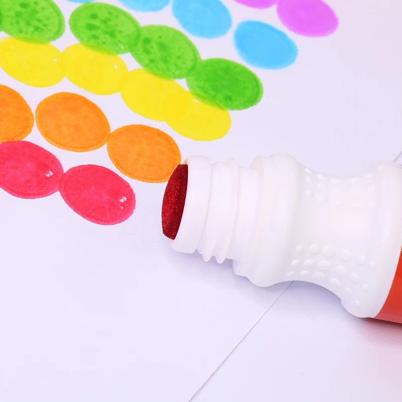 Washable Dot Marker Kids DIY Bingo Dabber Dot Art Markers For Kids Drawing Educational Toys