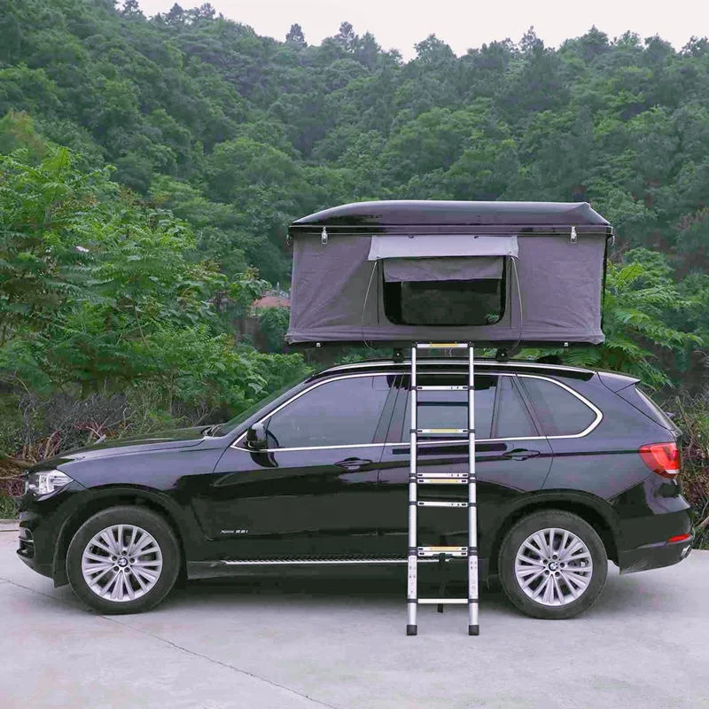 4WD Overlanding Camping Truck Roof Rack Tent Canvas 2 Person Hard Shell Roof Top Tent For Sale