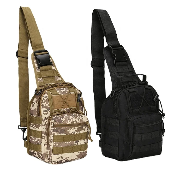 
Stock 900D Oxford Outdoor Tactical Army bag Backpack Men Crossbody Single Shoulder Sling Bag 