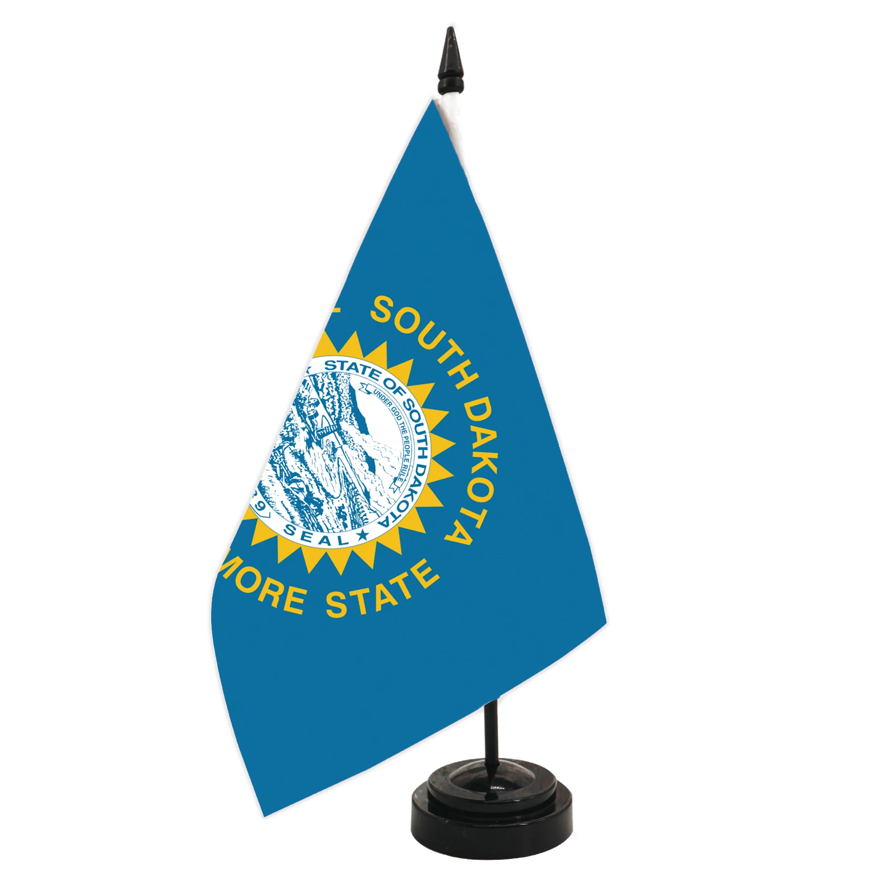 14x21CM South Dakota Customizable Mini Decoration Negotiation Table Flag