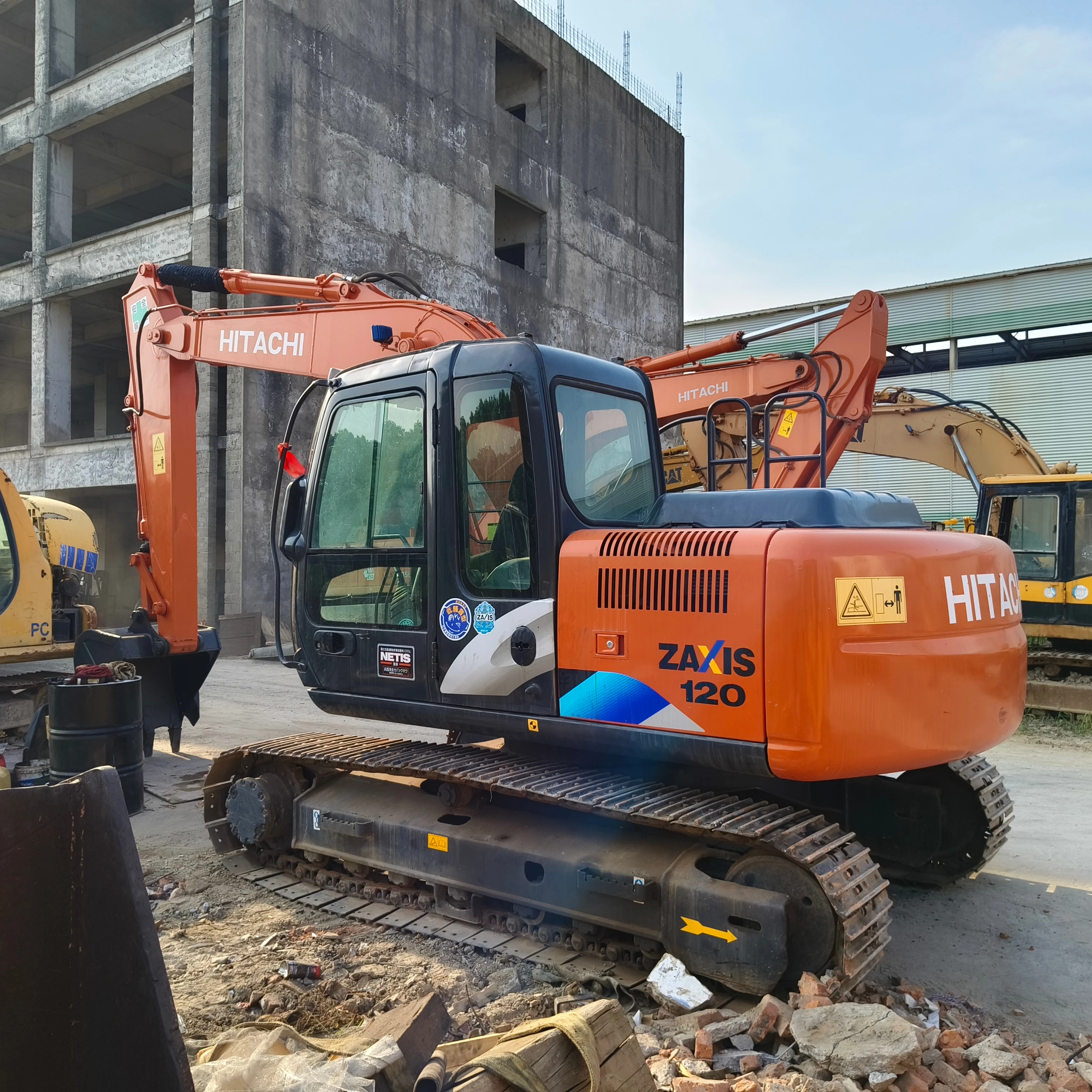 Почти новый экскаватор Hitachi zx120 zx200 zx210-3g zx130 для горячей продажи