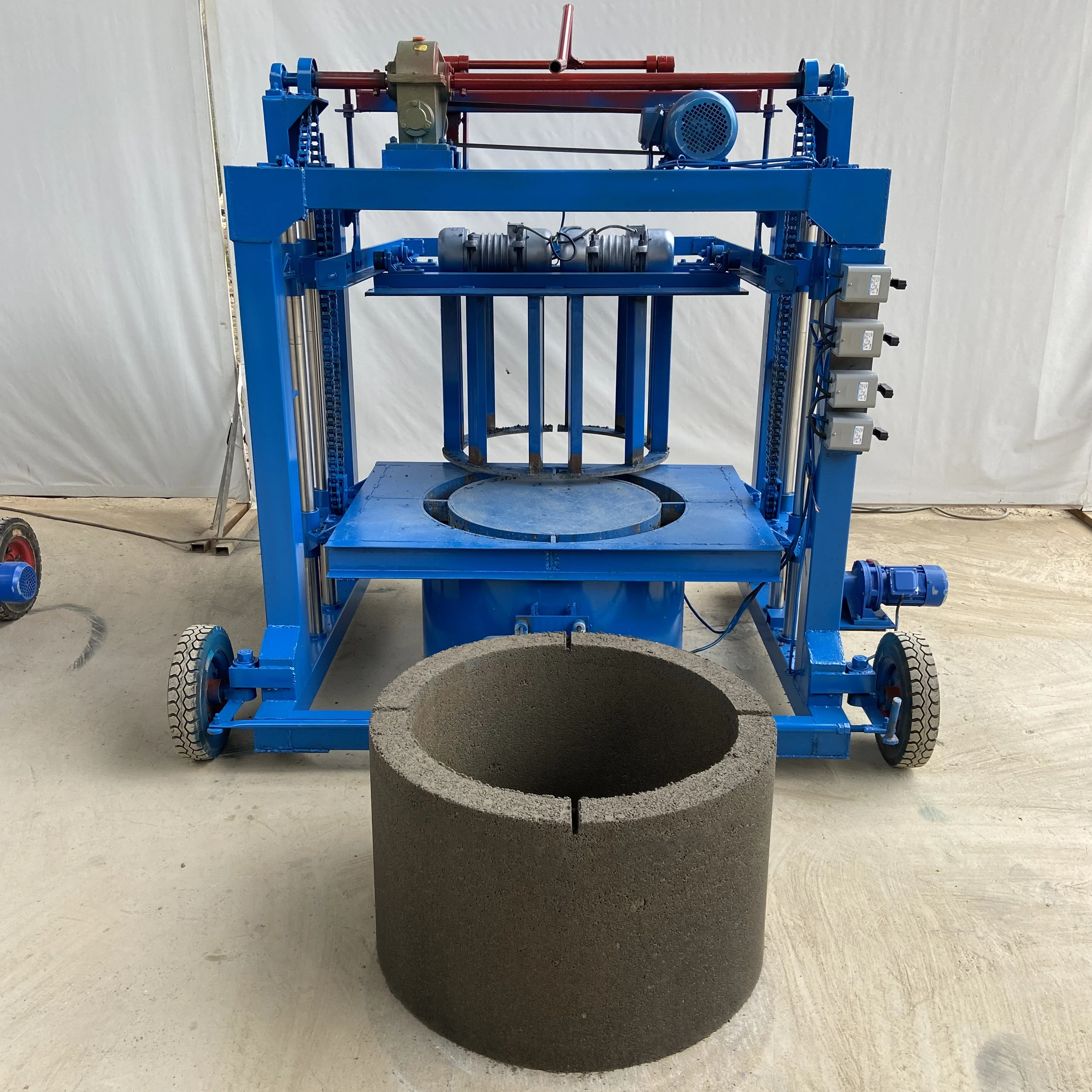 Precast culvert concrete manhole pipe making machine for sale