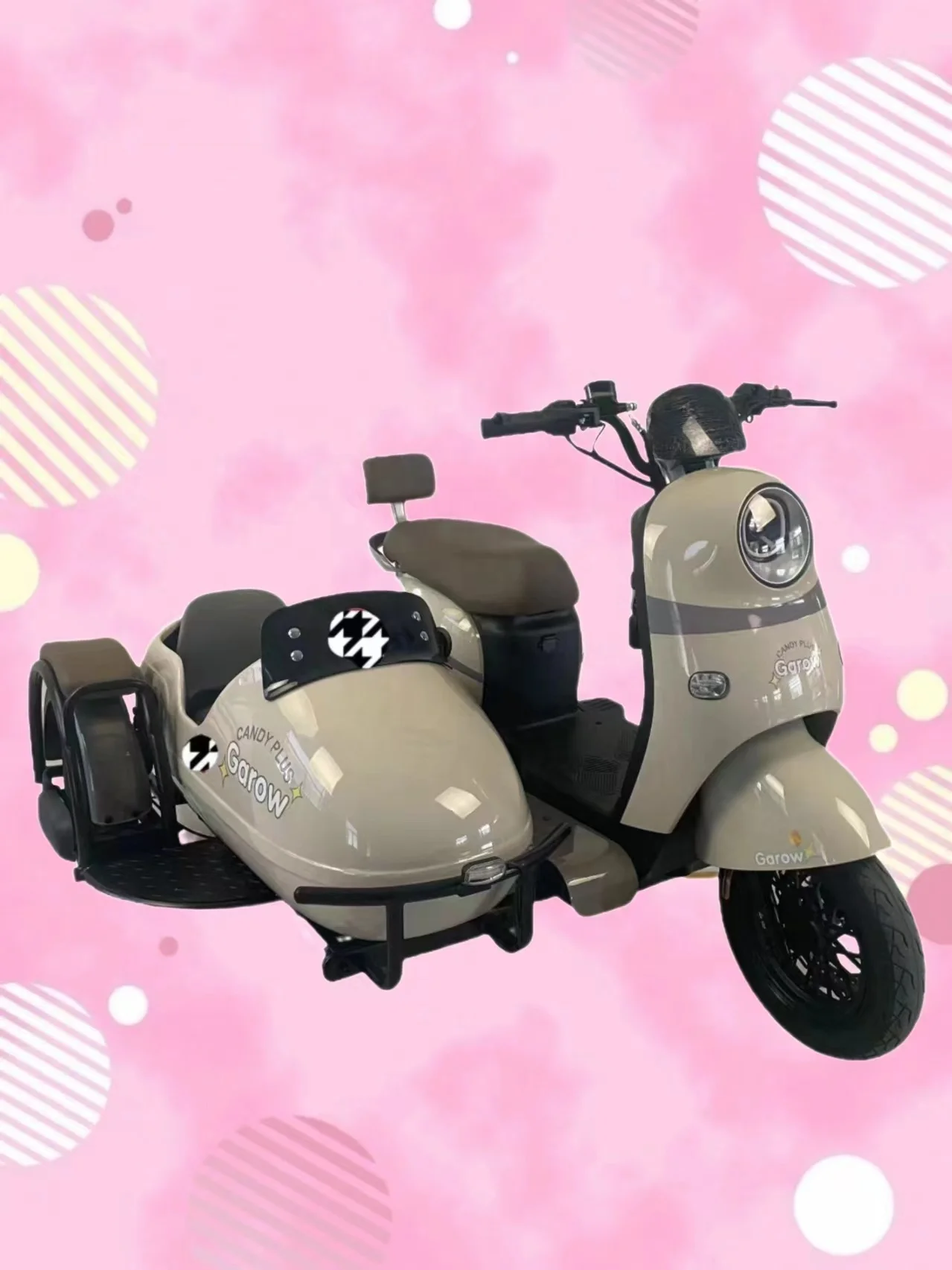 Factory Customizable 72V20AH Electric Straddlt Tricycle Scooter Lithium Battery Powered Steel Frame Adult Electric Tricycle