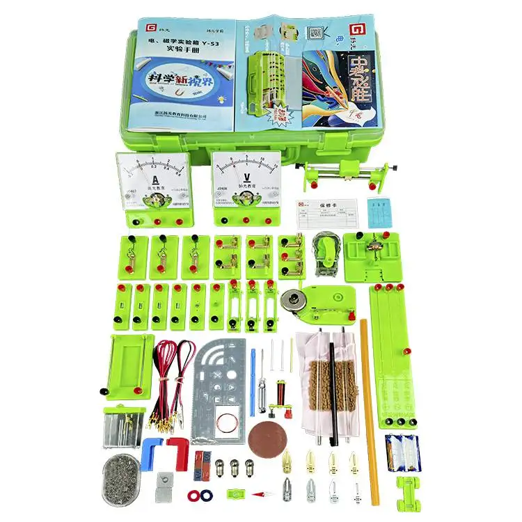 Горячая Распродажа, высококачественный Обучающий набор электронной схемы, коробка для экспериментов по физике электричества