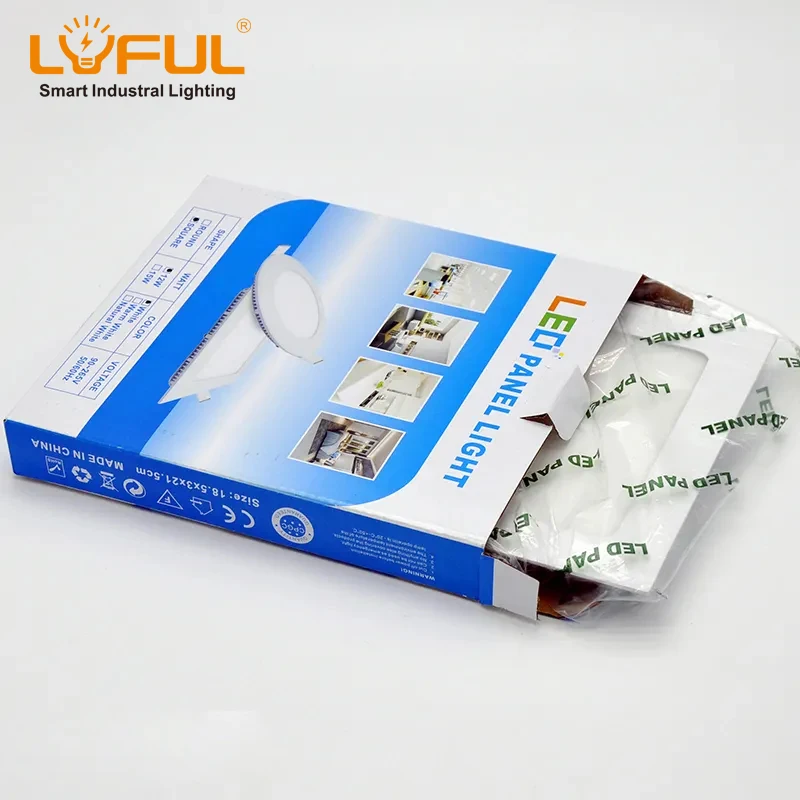 Hot selling 9w diameter 145mm wall ceiling mounted led flat panel light