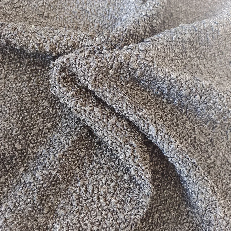 Modern Design Thick Teddy Bear Plush Fabric  for Furniture Italian Upholstery Fabrics Sofa Cover Fabric