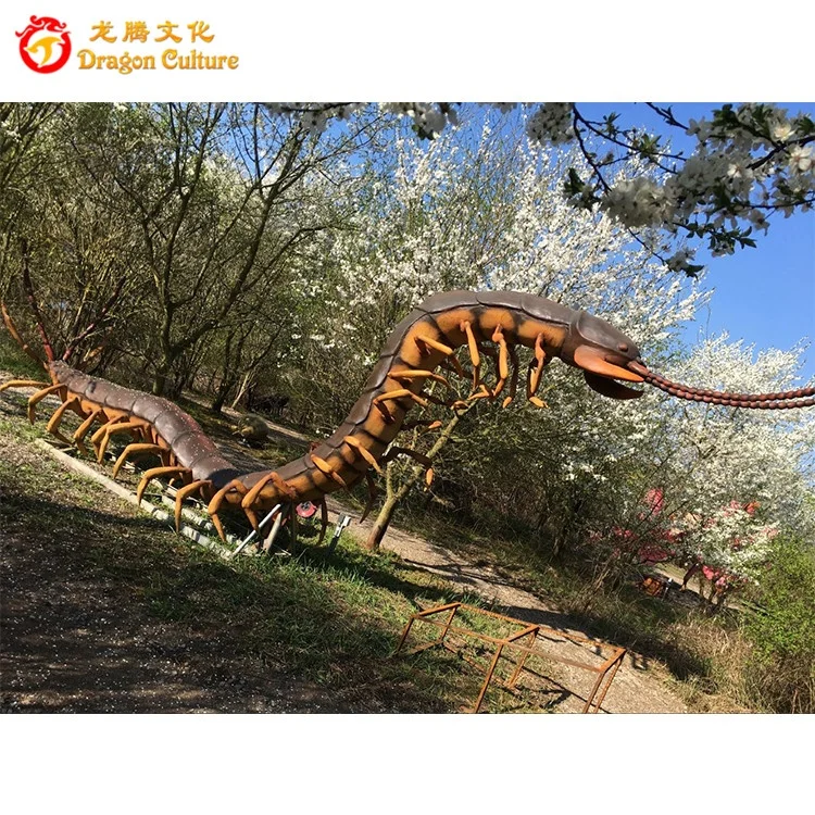 Zigong Manufacturing Animatronic Insect Models Huge Simulator Animal Animatronic Model Centipede Price for Sale