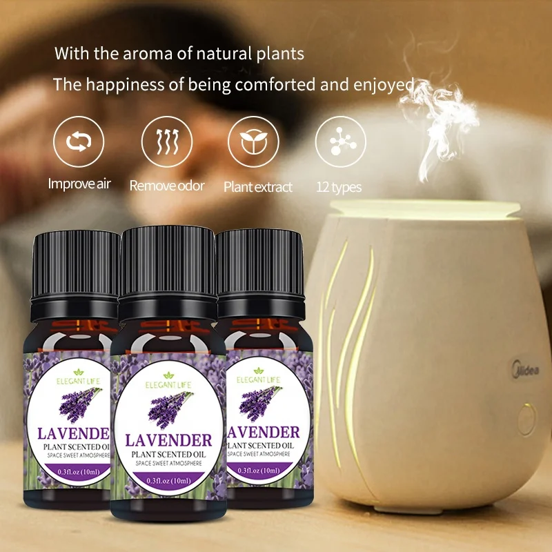 10ml bottle of 6 lavender essential oil suitable for humidifier aromatherapy machine pure essential oil