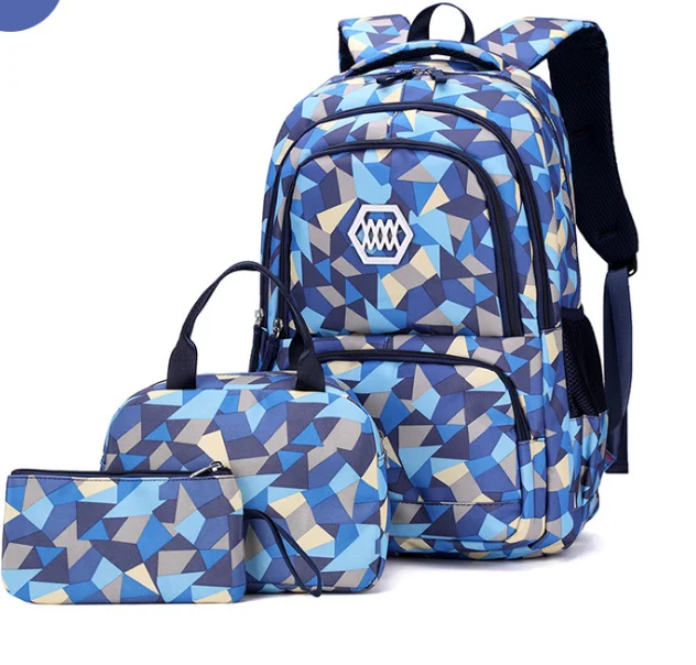 Cute School Bags  girls Travel Knapsack Teens 3pcs backpack set