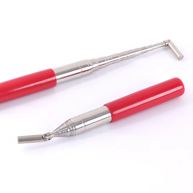 Portable Stainless Steel Telescopic Smoke Detector Pole With Magnet