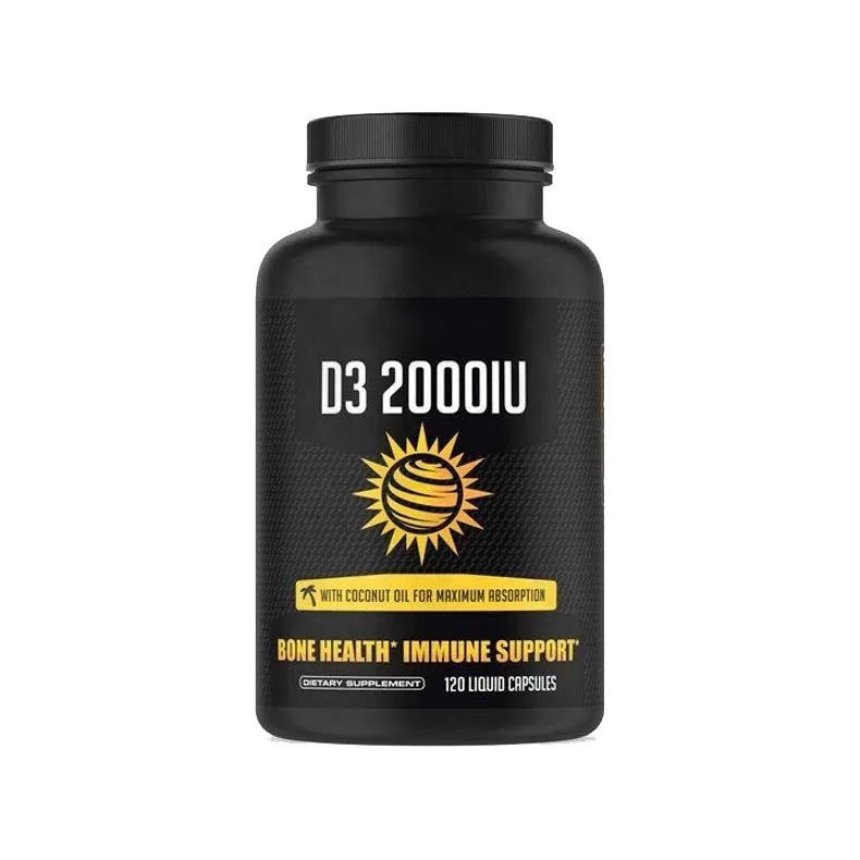 Витамины 2000 IU Softgels высокая эффективность поддерживает иммунную функцию способствует развитию костных мышц зубов груди витамин D3 капсулы