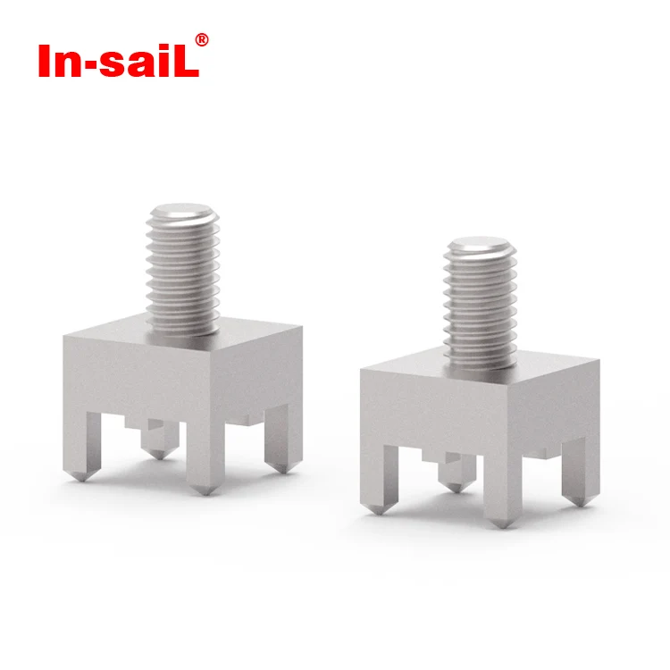 M5 THR power element precision terminal housing PCB connector with male external thread