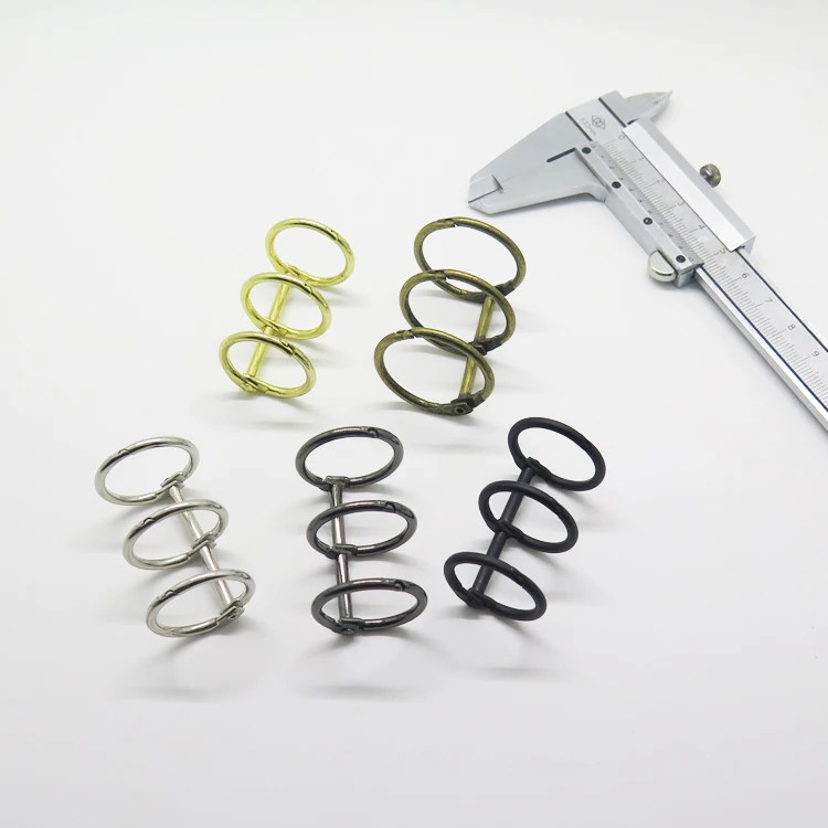 YIWANG Factory 3 Ring Binder Loose Leaf Clip Metal Table Calendar Binder Ring