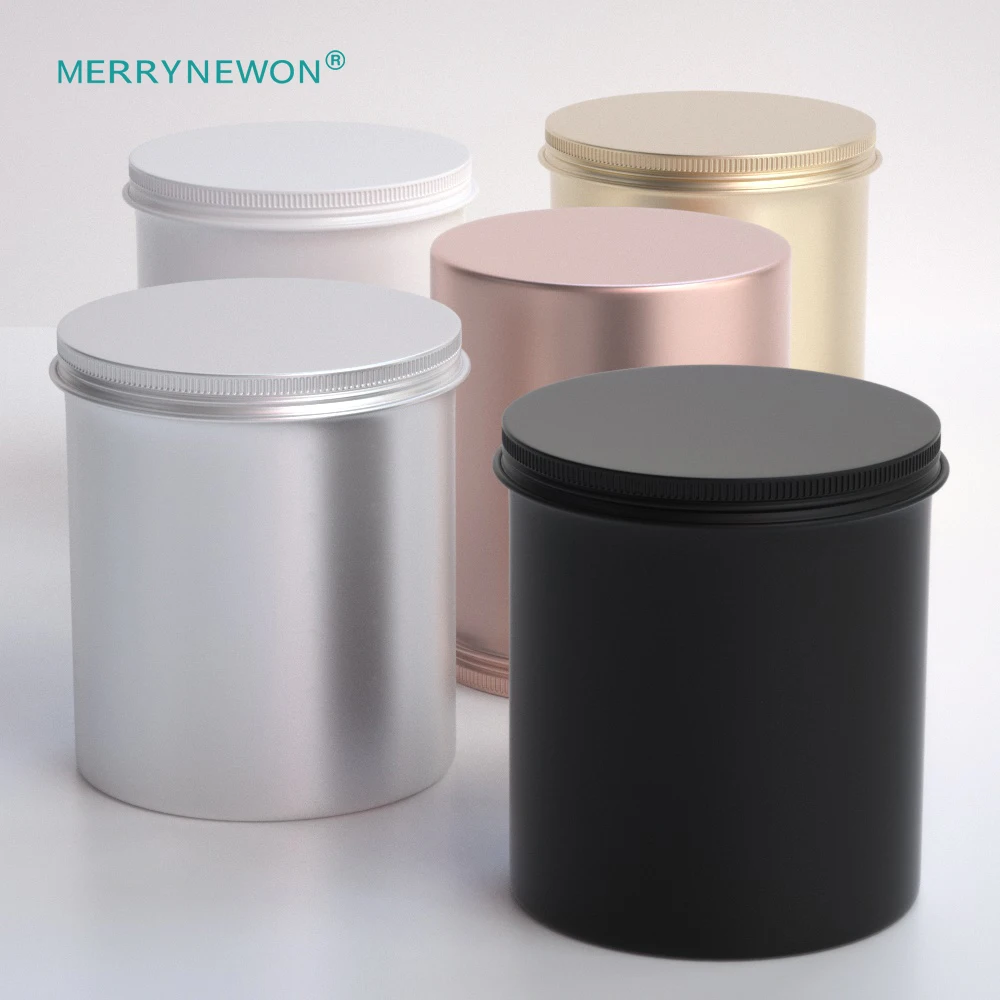 Круглая квадратная упаковка для конфет герметичный контейнер хранения олова 1900 мл алюминиевая банка чая