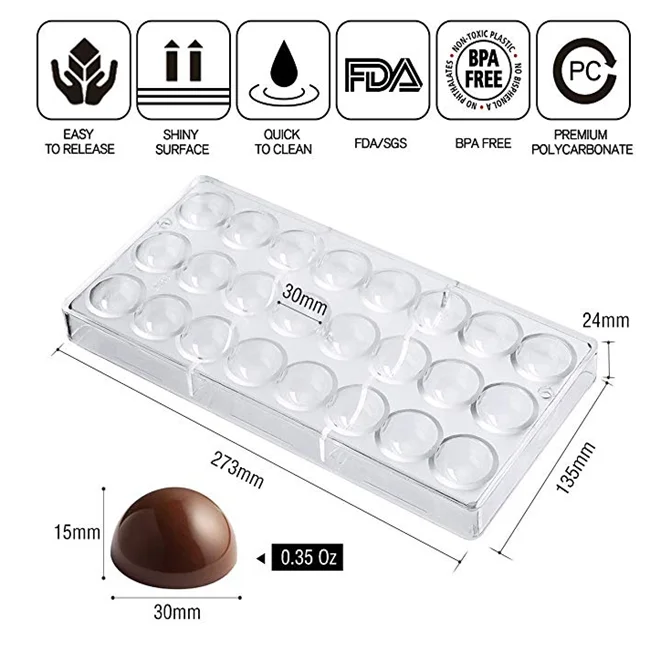 Custom polycarbonate mold  DIY PC Chocolate Molds Plastic Polycarbonate Mould For Chocolate bar