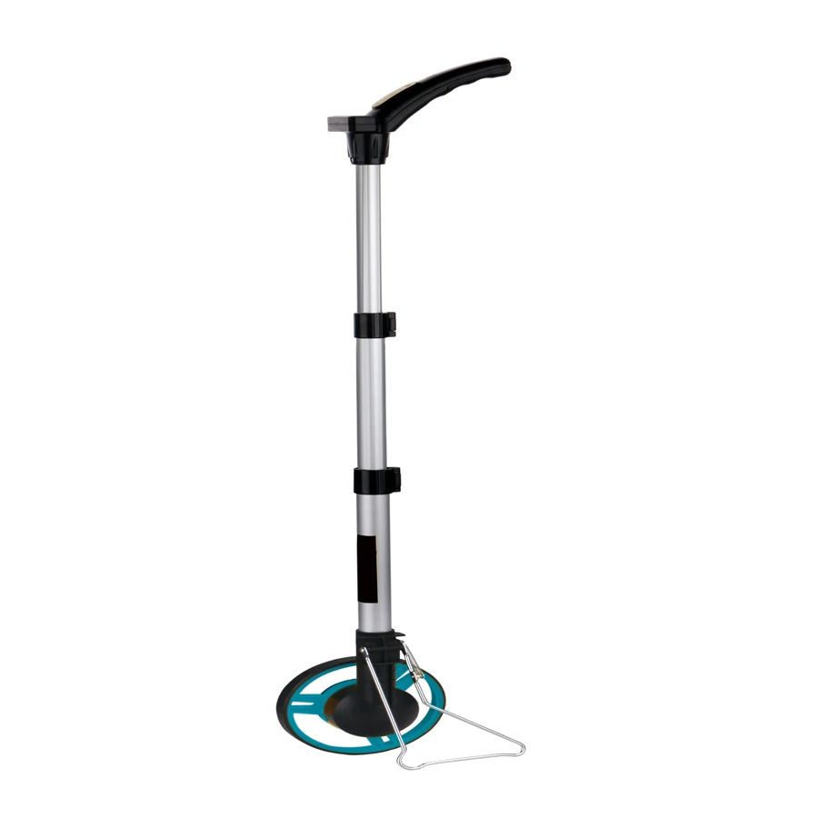CL10300-1 Measuring Wheel in Feet and Inches, Collapsible with One key to Zero, Kickstand, Starting Point Arrow