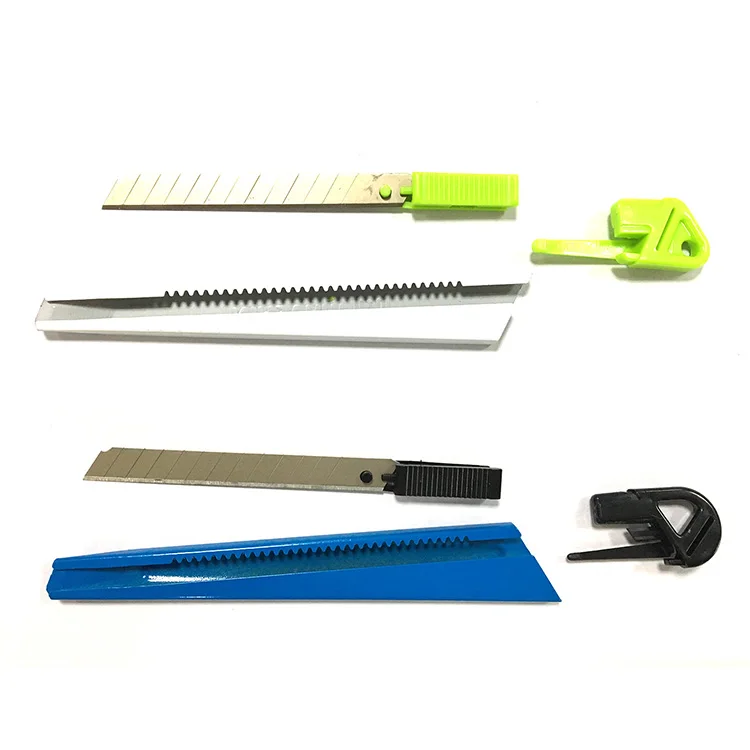 Daily Use Safety Utility Cutter Knives 9mm Cardboard Cutting Blades Knife