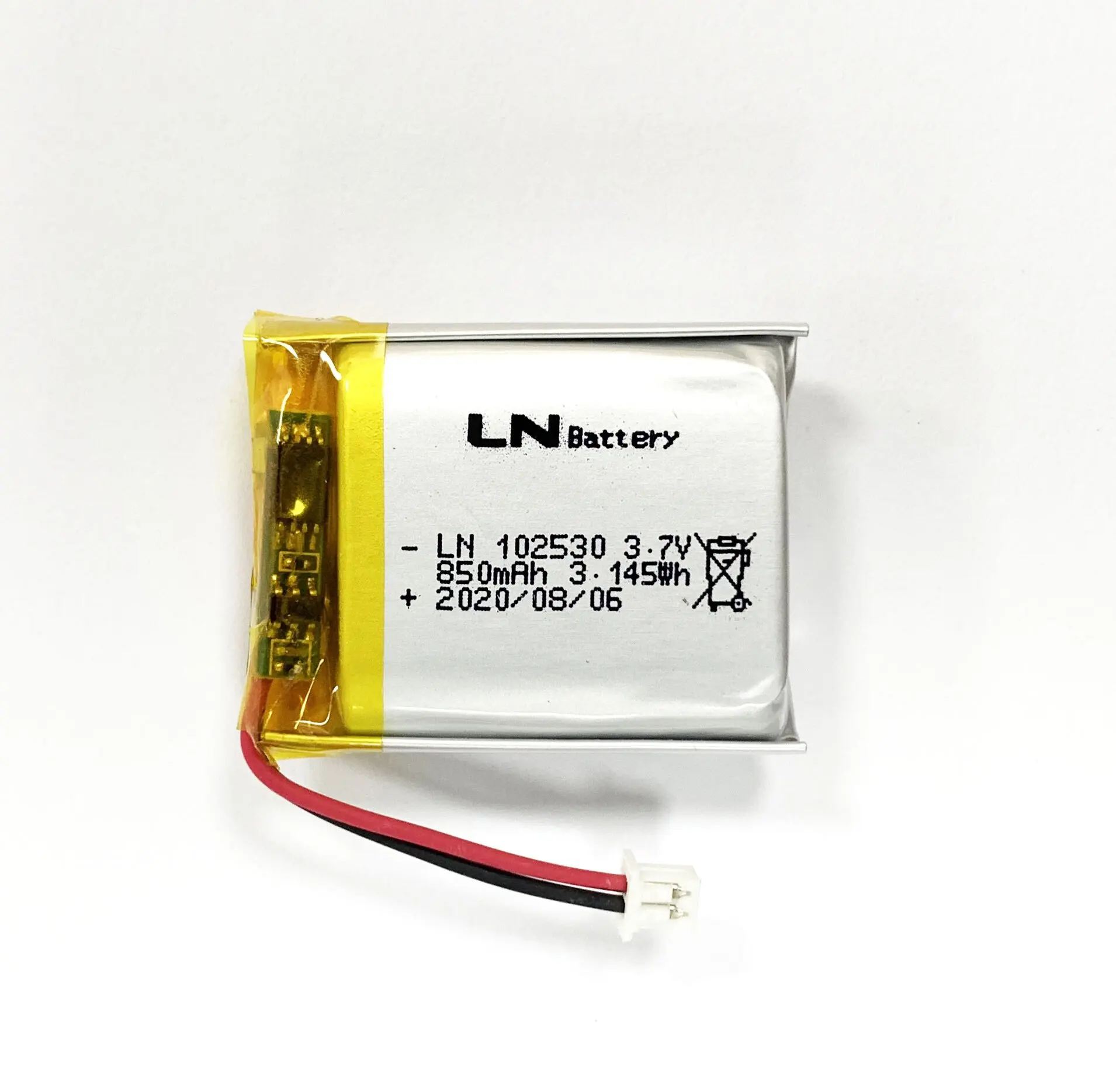 Перезаряжаемая литий-ионная батарея 102530 473450 Lipo 3 6 V 850Mah 880Mah 800Mah 7 Li полимерная