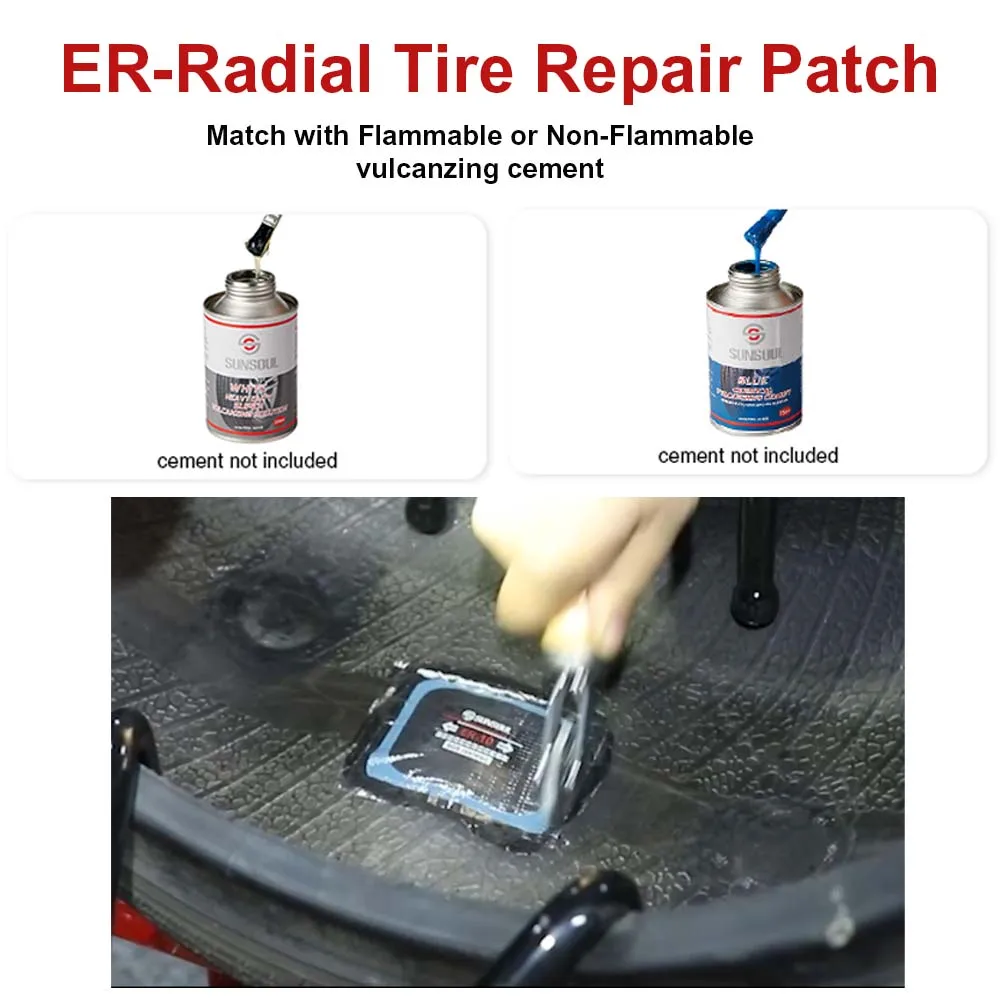 Sunsoul High Quality Euro Truck Rubber Type Radial Tire Repair Patch